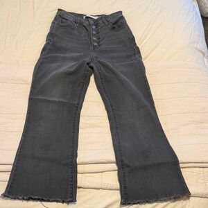 HIDDEN Women's Black Flared Jeans